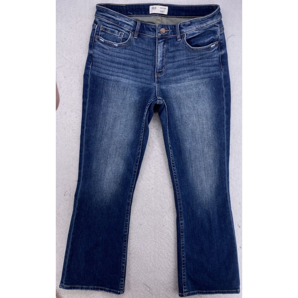 BKE Payton Jeans Womens 30x30 Mid Rise Bootcut Universal Fit Blue Denim Stretch